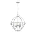 thumbnail image 6 of Millennium Lighting  Artemis 5/6 Chandelier Ceiling Light Polished Nickel - 5, 6 of 7