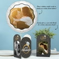 thumbnail image 5 of Big Dot of Happiness Just Engaged Photo Holder Centerpieces, 4x6 Picture Display Box, Black & White Table Decoration Centerpiece for Engagement Party Decor, 8 Count, 5 of 7