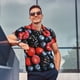 thumbnail image 4 of Fotbe Variety Of Fruits And Berries Camiseta Polo de Golf para Hombre con Estampado – Camisa Deportiva Transpirable con Cuello Abotonado-X-Large, 4 of 6
