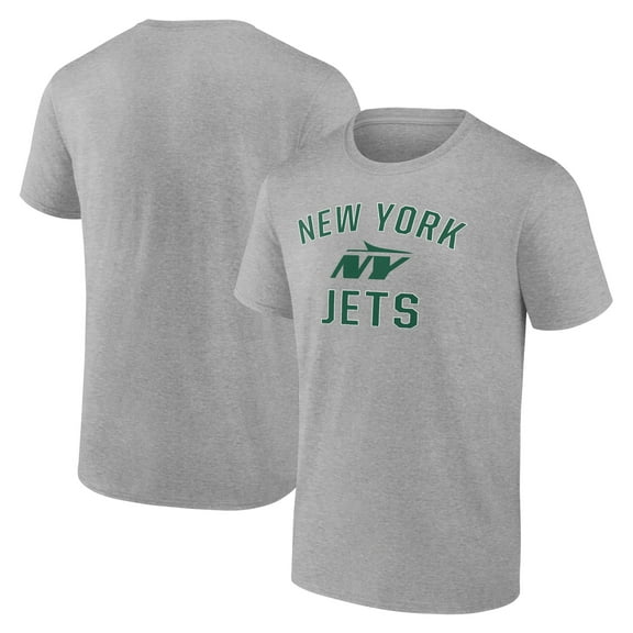 Men's Heather Gray New York Jets Victory Arch T-Shirt