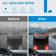 LADEWEU® 3 Wipers 26+16+12 for Subaru Impreza 2017-2024 Crosstrek 2018-2024 All Weather Original Equipment Automotive Replacement Front Rear Windshield Wiper Blade (Pack of 3)