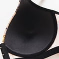 thumbnail image 4 of Cathalem Everyday Basic Sleeping Bras Invisible Backless Bra Lightly-Lined Deep-V Multiway No Show Bras,Black D, 4 of 5