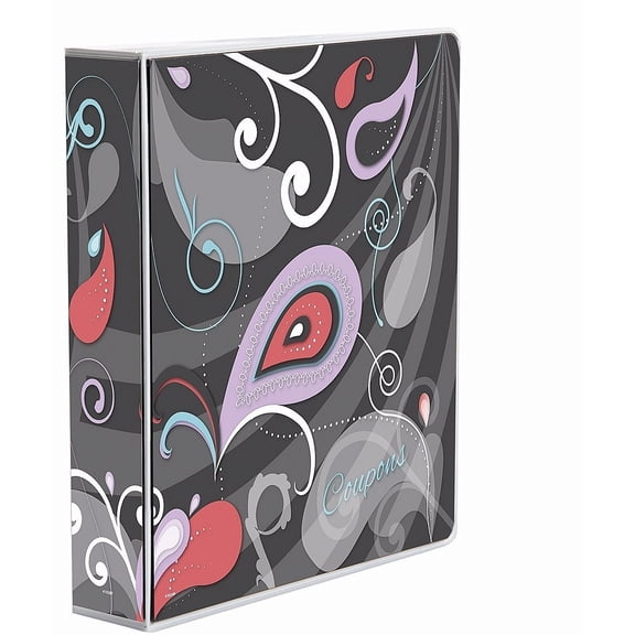 Ultra PRO 3-ring Coupon Organizer Portfolio - Paisley