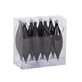 thumbnail image 2 of Vickerman N500184 5.5 in. Gunmetal Drop 4 Finish Assorted Color Christmas Ornament - 8 per Box, 2 of 2