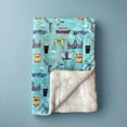 thumbnail image 1 of Dog Fleece Blanket | Mutts About Belfast | Murphy & Bailey, 1 of 2