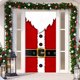 thumbnail image 2 of Decoración navideña para puertas, cubierta para puertas, tela para colgar, fondo para decorar fiestas navideñas, 2 of 5