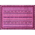 thumbnail image 1 of Ahgly Company Indoor Rectangle Abstract Pink Modern Area Rugs, 8' x 10', 1 of 4