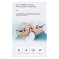 thumbnail image 4 of Audífonos de Conducción Ósea para Sordos con Bluetooth, Cancelación de Ruido, Amplificadores Auditivos Impermeables, Auriculares Inalámbricos., 4 of 7