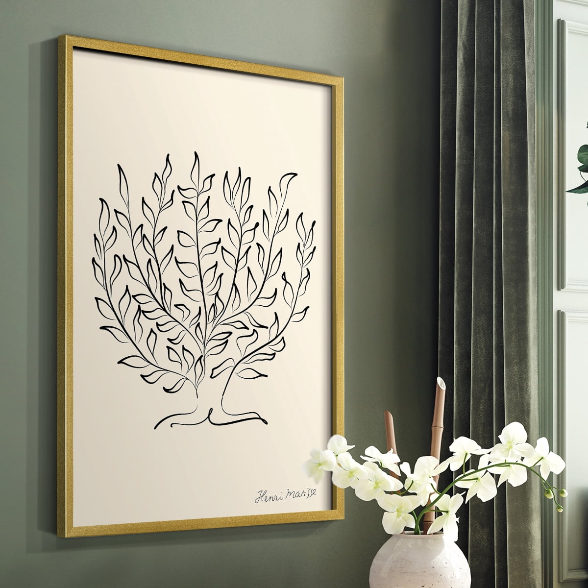 Matisse CCIII in Solid Wood 11 x 14 Framed Print