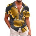 thumbnail image 2 of LYXSSBYX Mens Shirts Short Sleeve Clearance under 5.00 Men Shirt Print Short Sleeve Shirt Males Funny Tropical Casual Hawaiian Beach Shirt, 2 of 5