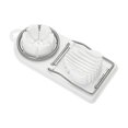 thumbnail image 1 of Trancheuse à Œufs en Acier Inoxydable Multi-Usages avec 2 Styles de Coupe pour Fromage, Fruits et Plus, 1 of 5