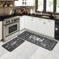 thumbnail image 2 of Eat Good Kitchen Rugs Set 2Pcs Non-Slip Kitchen Floor Rugs and Mats Cushioned Kitchen Runner Rug Comfort Soft Standing Area Mat Carpets Farmhouse Doormat 17"x48"+17"x24", 2 of 6