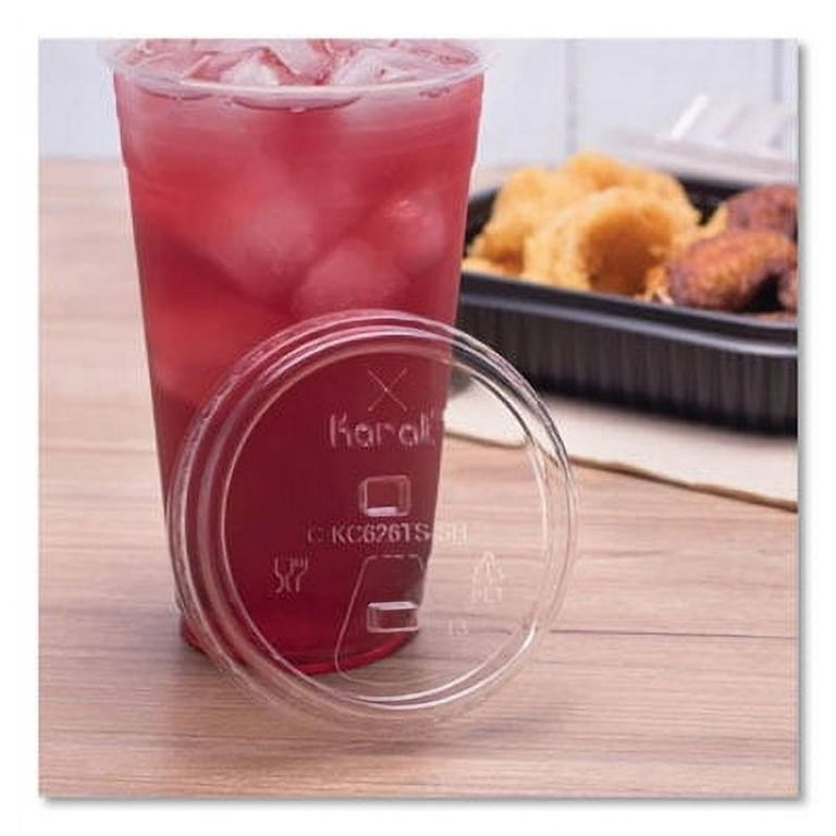 PET Lids, Strawless Sipper, Fits 12 oz to 24 oz Cold Cups, Clear, 1,000/Carton PET Lids, Strawless Sipper, Fits 12 oz to 24 oz Cold Cups, Clear, 1,000/Carton