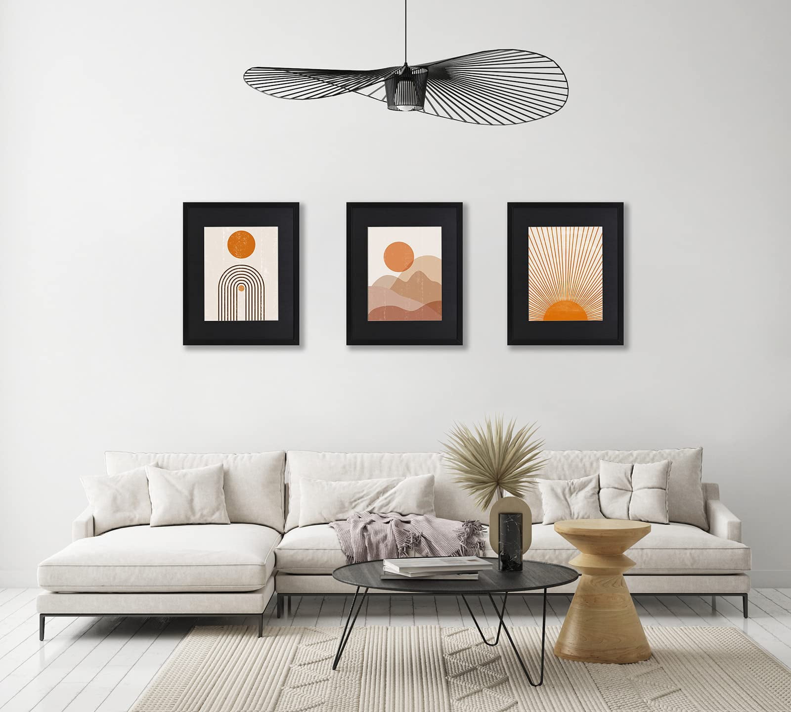 ELSKER&HOME 16x20 Picture Frame with mat for 11x14, Display 11x14 Photo with mat or 16x20 Poster frame without Mat Set of 3