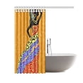 thumbnail image 2 of ARTJIA African Woman Bathroom Waterproof Fabric Shower Curtain 66x72 inches, 2 of 2