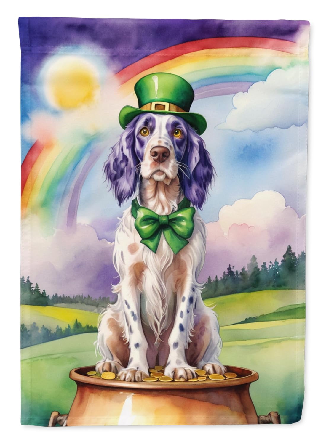 Belgian Tervuren St Patrick's Day Garden Flag 11.25 in x 15.5 in