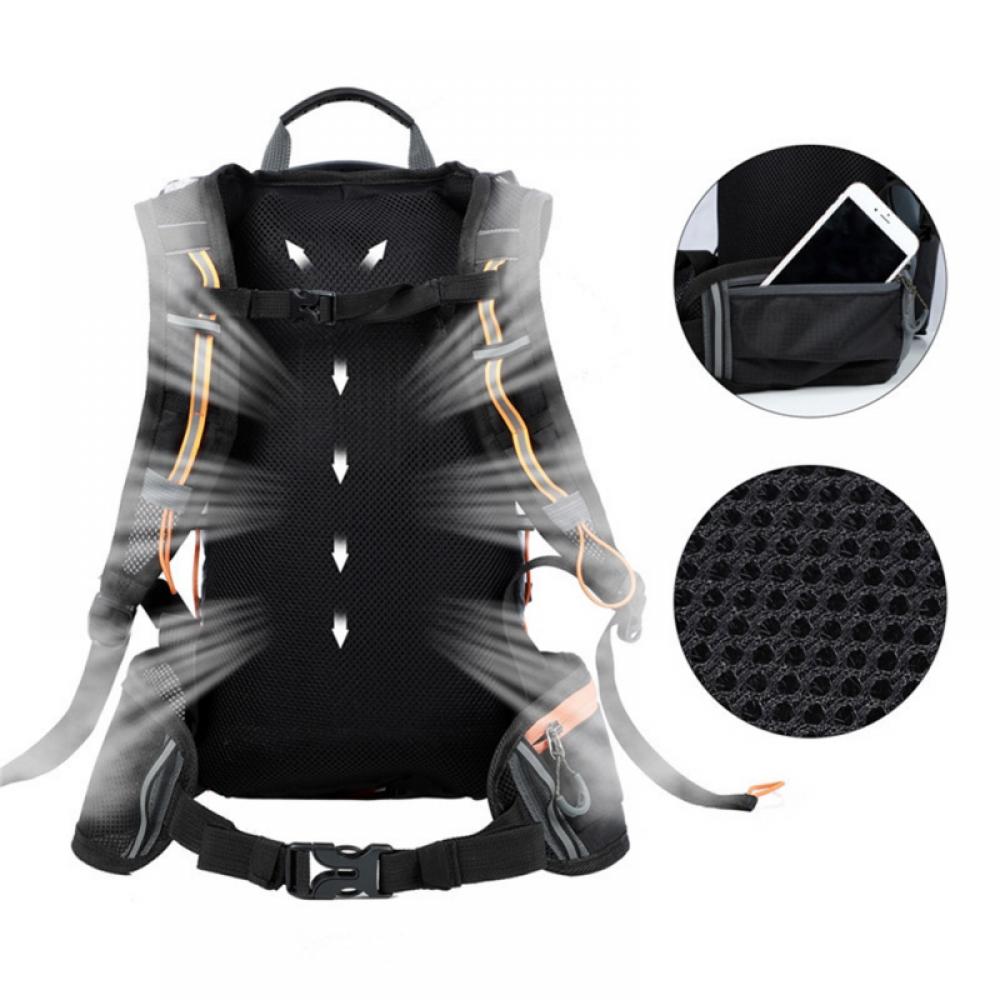 Bullpiano Backpack for Bike, Motorcycle, and Outdoor, High Vis Backpack for Men, Bike Commuter Backpack, Outdoor Riding Backpack, Hiking Backpack, Waterproof Backpack Rider Bag - image 4 of 11