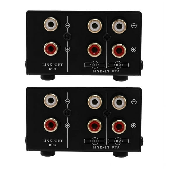 2X 2 in 1 Out or 1 in 2 Out Audio Source Signal Selector, Switcher, Speaker, Audio Source, Switcher, Interface