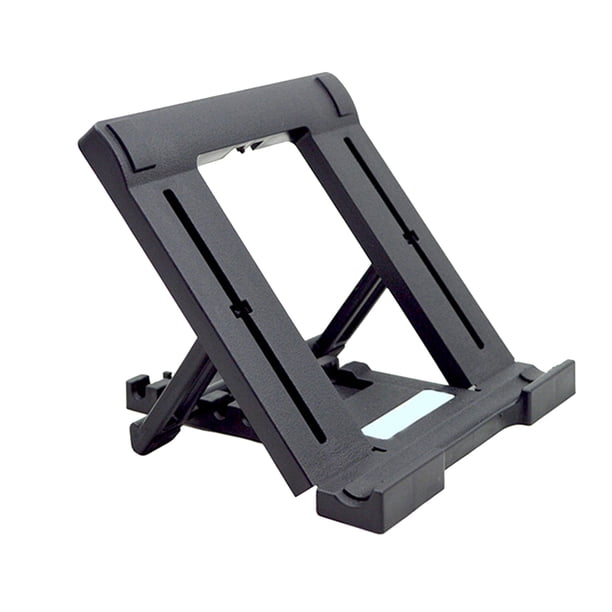 Soporte universal plegable y portátil para tableta, mini, ajustable, para portátil (negro)