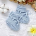 thumbnail image 6 of TBWNWG Baby Sneakers for Warm Winter Booties with Bow Soft Knit Toddler Socks Cute First Shoes for Boys Girls,Size 9-12 Months, 6 of 6