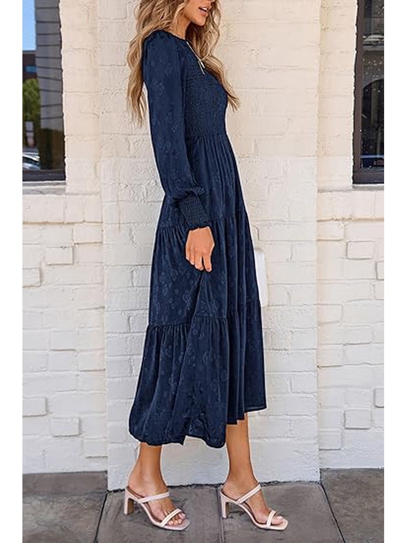 elegant long flowy dresses Manal Flowy Lightweight Silk Maxi Dress