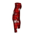 thumbnail image 5 of purcolt Women's Plus Size Christmas Leggings Snowflake Funny Xmas Graphic Elastic High Waisted No See Through Cycling Workout Yoga Pants, 5 of 9