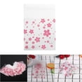 thumbnail image 3 of 100 Unids/Pack Patrones de Flores Boda Cumpados Galleta de Plástico Bolsa de Dulces Nueva Bolsa Autoadhesiva Dulce Hermoso delicado Suministros para Fiestas, 3 of 5