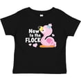 thumbnail image 3 of Inktastic New to the Flock Cute Baby Flamingo Boys or Girls Baby T-Shirt, 3 of 5