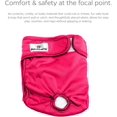 thumbnail image 6 of Pet Parents Premium Washable Dog Diapers & Extendrs, (3pack) of Female Dog Diapers, Color: Princess, Size: Large Dog Diapers Female, 6 of 9