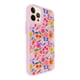 thumbnail image 1 of Funda de Diseño Doble Capa con Vidrio 9D para iPhone 12 pro max (6.7) Flores con fondo rosa Selicell Funda de diseño doble capa, 1 of 2