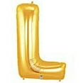 thumbnail image 3 of 40 Inch Megaloon Gold Letter L Balloons - Wholesale Multi-Colored, 3 of 3