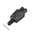 thumbnail image 2 of AC 110-250V 10A Female IEC320 C15 Power Socket Adapter Connector 3-Terminal Panel Mount, 2 of 3
