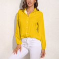 thumbnail image 3 of Gold Long Sleeve Blouse Woman Streetwear Casual Shirts Summer Oversize Woman Streetwear Clothing Birthday Present, 3 of 7