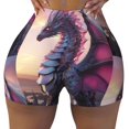 thumbnail image 2 of Fotbe Dragon Shorts Sin Costuras – Shorts Deportivos de Cintura Alta para Mujer, Elásticos para Gimnasio, Yoga, Running o Ciclismo-Medium, 2 of 8