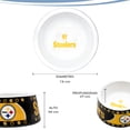thumbnail image 4 of Plato para mascota NFL Pittsburgh Steelers 100% oficial, 4 of 7