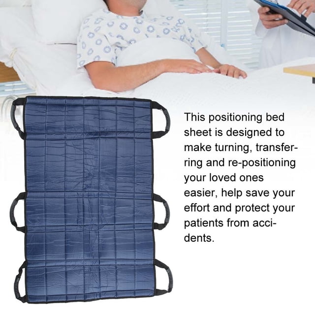 Bed Pads for ,Positioning Pad, Positioning Bed Sheet with 6 Handles for Patient Turning Transferring Repositioning