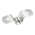 thumbnail image 4 of Uxcell M10 U Shaped Conduit Clamp Saddle Strap Tube Pipe Clip Stainless Steel Silver Tone 10pcs, 4 of 5