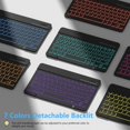thumbnail image 4 of Funda con teclado FUWANG para iPad 9ª, 8ª generación, 10,2 pulgadas, 4 of 9