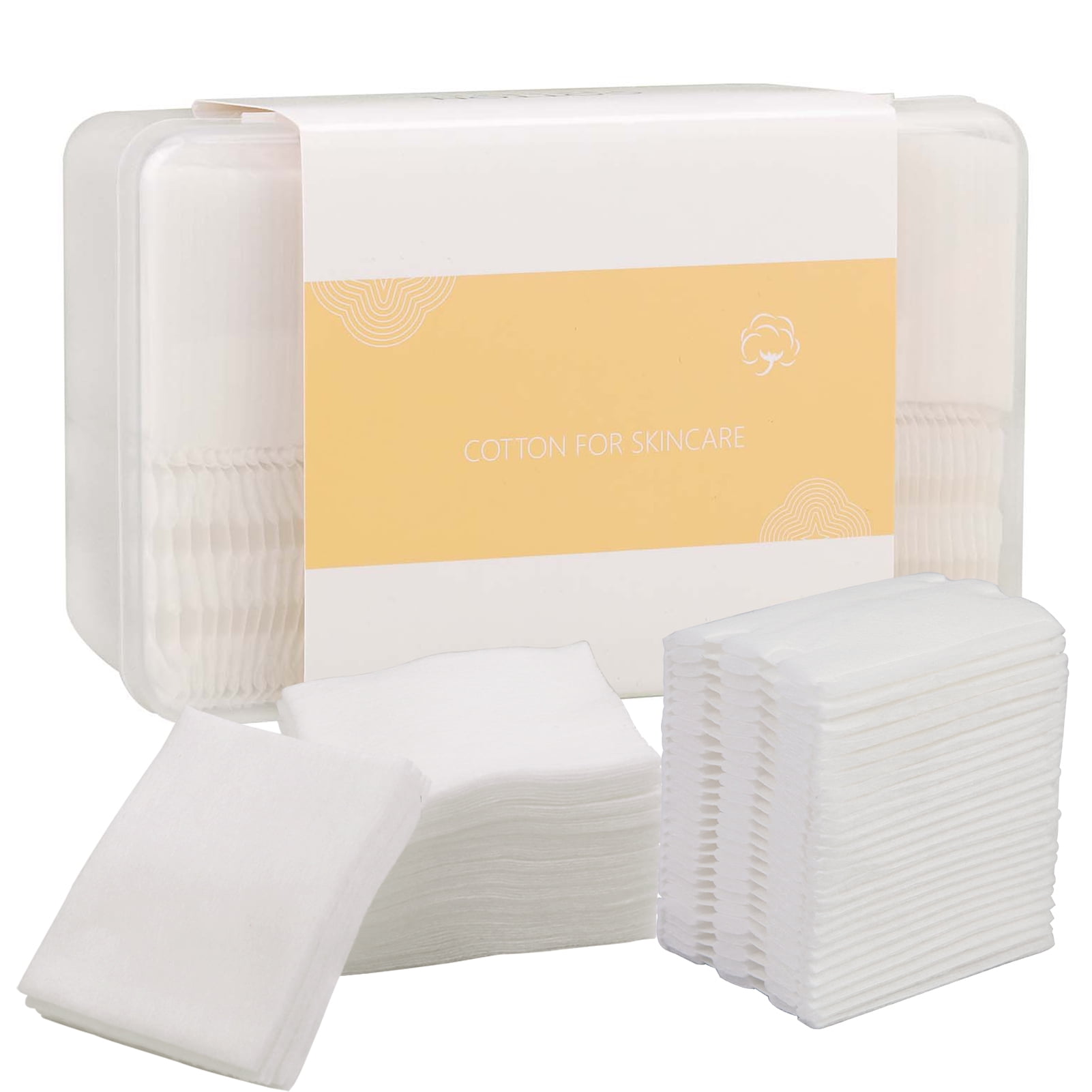 Mayboos Cotton Pads for Face, Square Cotton Pads, for Toner and