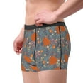 thumbnail image 2 of Pofeuu Floral Squirrel Print Men’s Boxer Briefs, Moisture-Wicking Underwear, Regular,Trunk-X-Large, 2 of 5