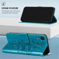 thumbnail image 4 of Mantto Samsung Galaxy A03 Core Case, Magnetic Folio Butterfly Embossed Wallet Case, Premium Leather Wrist Strap Credit Card Holder Slots Kickstand Shockproof Cover For Samsung Galaxy A03 Core,
Blue, 4 of 6