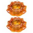 thumbnail image 2 of Damask Rose Candle Lotu 7 Light Holder Tea Candle Candlestick Flower Colors Glass Home Decor, Candles And Candle Holders, 2 of 9