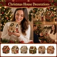 thumbnail image 6 of 3D Wooden Christmas House Diamond Art Kit, Full Drill Crystal Mosaic Craft, 5.7 in Tabletop or Hanging Holiday Decoration, 6 of 6