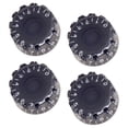 thumbnail image 3 of Perillas de Control Sunnimix Accesorios de Guitarra Eléctrica 4 Piezas Negro, 3 of 8