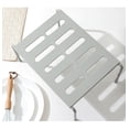 thumbnail image 2 of Estante de gabinete expandible, organizador de encimera, soporte de almacenamiento para armario, estante de especias, estante de almacenaje para cocina, gris, 2 of 5
