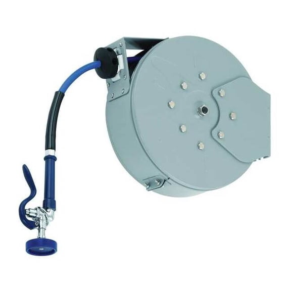 T&S Brass Reel-Kleen Pre-Rinse Hose Reel, Epoxy-Coated Steel