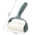 thumbnail image 2 of Sticky Lint Roller, Reusable Washable Lint Roller Pet Hair Remover Cleaner with Cover for Clothes, Pet Hairs, Include Medium/Small Size with 2 Sticky Rolled Paper, 2 of 7