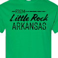 thumbnail image 4 of Inktastic From Little Rock Arkansas in Black Distressed Text T-Shirt, 4 of 5