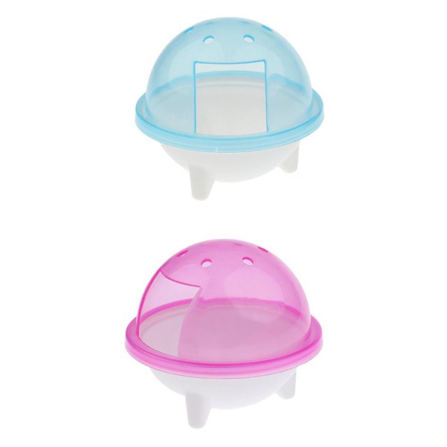 2X de Ejercicios para Mascotas Juguete WC Hámster Conejillo de Gloria Baño de Hamster