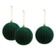 thumbnail image 5 of 3 Piezas De Adornos Navideños De Bolas Flocadas, Adornos Navideños Para El Hogar, Verde, 5 of 8
